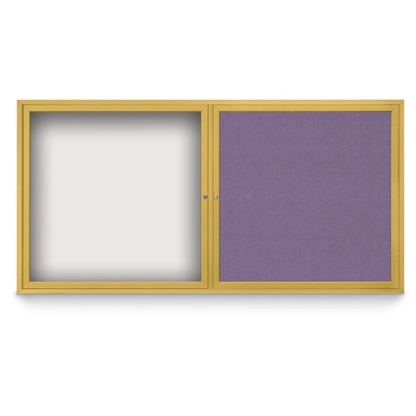 Corkboard, Cobalt Accent/Bronze, 72"x36"